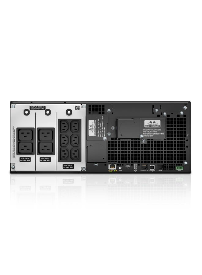 اي بي سي SRT6KRMXLI | مزوّد طاقة غير منقطع (UPS) من APC طراز Smart-UPS SRT بقدرة 6000 فولت-أمبير، قابل للتركيب على الراك، يعمل على 230 فولت | تحويل مزدوج أونلاين | وحدة أساسية - Image 5